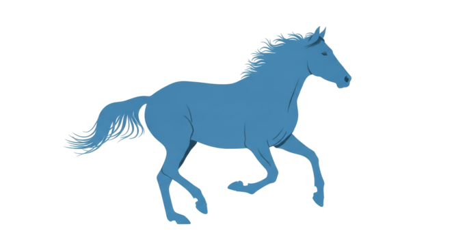 Isolated Horse