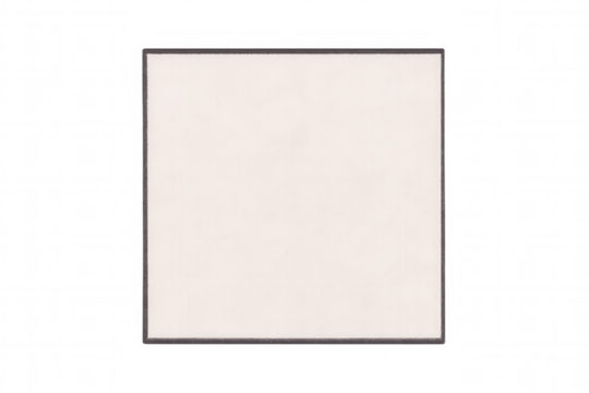 Minimalist white square with dark border, showcasing clean design and versatile transparent background for graphic integration - Powered by Adobe