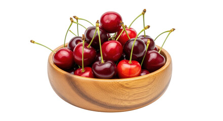 Isolated Bowl of Cherries