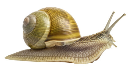 Isolated Garden Snail