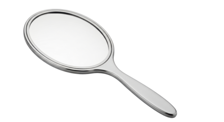 Isolated Hand Mirror