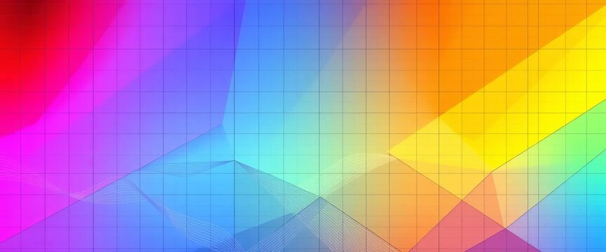 Abstract geometric grid background collection featuring various line weights, colors, and patterns,  web design,  geometric