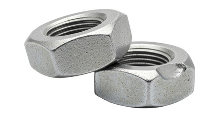 Isolated Metal nuts