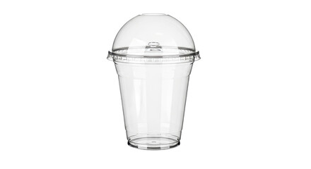 Isolated Plastic Cup with Dome Lid © Radovan