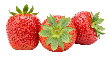 Isolated strawberry
