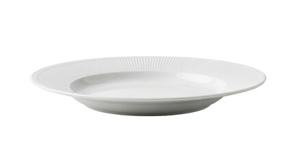 Isolated Empty White Plate