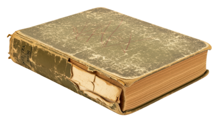 Isolated Old Book