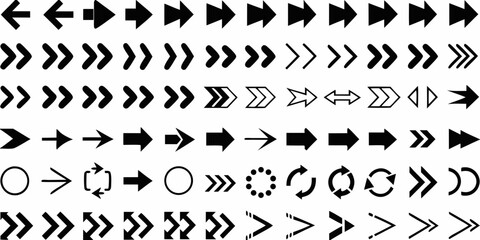 vector arrow set 