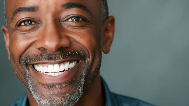 A happy individual with a warm expression