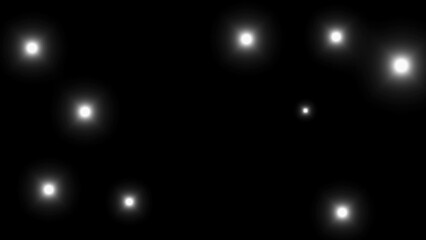 Lens flash of paparazzi photographers ,Studio light flash on dark bg. Fame glamour product add-on. overlay on advertisement. Studio light flash camera flashes on black screen. Stardom popularity