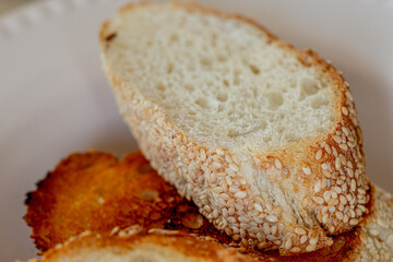 Freshly baked bread is a real treat, a ruddy loaf of homemade bread