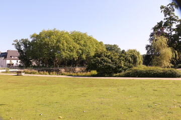 Landschaftspark in Castrop-Rauxel im Ruhrgebiet	