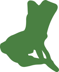 手描きのゆるい茨城県の地図イラスト