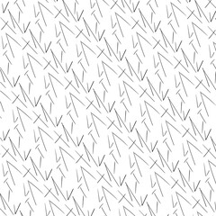 Short sharp lines or needles in the form of texture.