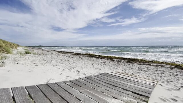 Am Strand von Hesselbjerg, Nyby, Insel Langeland, D&auml;nemark