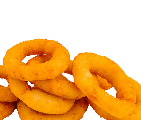 Delicious golden snack rings piled high for a perfect treat