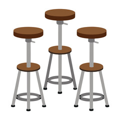 industrial bar stools metal frame distressed