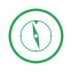 Compass icon isolated on transparent background