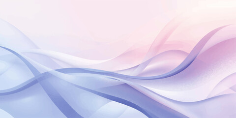 Smooth, soft, blue gradient lines create a vibrant, abstract wave pattern for a bright wallpaper design