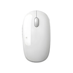 3330 white mouse isolated on a transparent background
