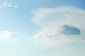 blue sky with clouds