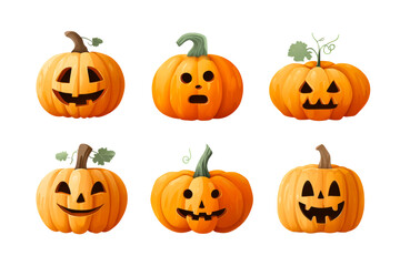 Playful pumpkins for Halloween decor