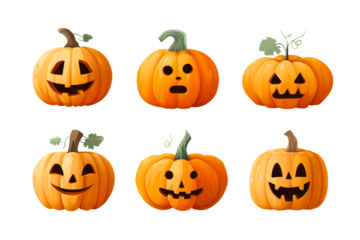 Playful pumpkins for Halloween decor