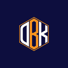 Modern Hexagon Monogram Logo Design – Geometric Lettermark Vector Template