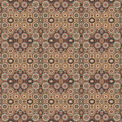 Traditional Suzani Pattern Textile Design &ndash; Floral Embroidery Motif Background