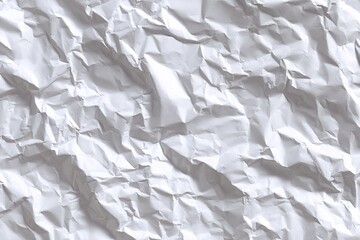 Close-up of crumpled white paper