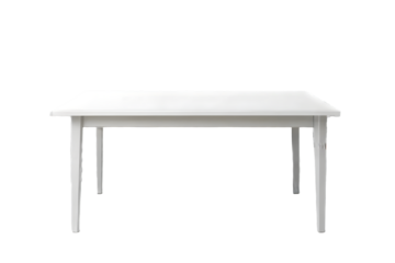 1106 white table isolated on a transparent background