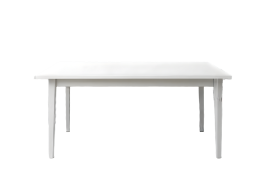1106 white table isolated on a transparent background