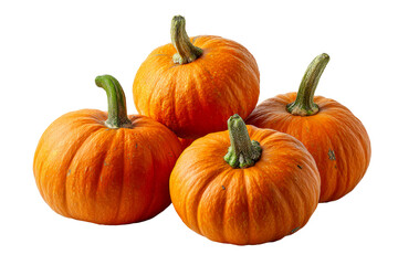 Fresh pumpkins stacked together for harvest season
