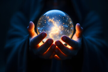 Cosmic Wonder Crystal Ball Future Insight Imagination and Creativity