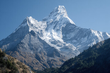 Fototapeta premium explore breathtaking adventure potential of world top mountains inviting thrillseekers to experience nature