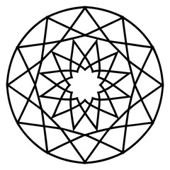 Geometric Circle Mandala