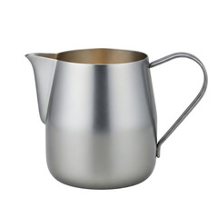 Stainless steel milk frothing pitcher