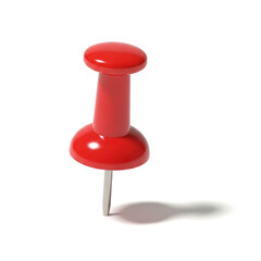 red push pin