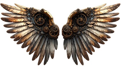 Steampunk angel wings (4)