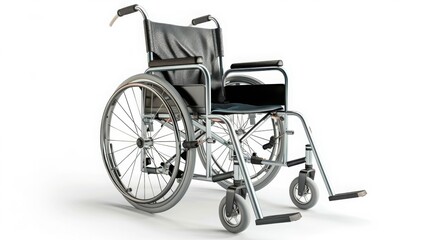 Fototapeta premium Sleek Accessibility: Modern Wheelchair Isolated