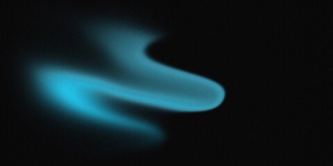 Movement patterns. blue abstract with shiny shining blurred shapes, gradient color