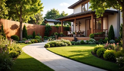 Beautiful house garden design