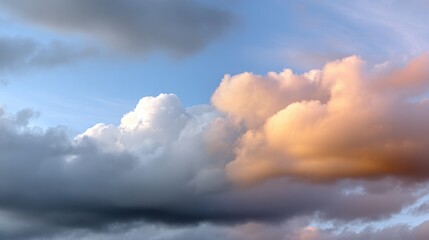 Dramatic contrast of unseeded and seeded clouds in split frame highlighting cloud seeding effects and weather manipulation