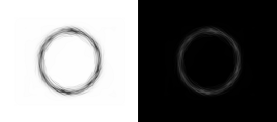 Realistic black smoke ring PNG, fog loop, vapor swirl, and mist circle. Transparent Overlay PNG effect for dark abstract background, atmosphere, design, or dramatic elements.