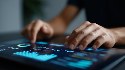 Monitoring Business Risks with Holographic Dashboard Analysis