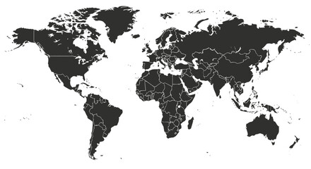 Discover the world with this detailed world map, perfect for global business and travel planning.