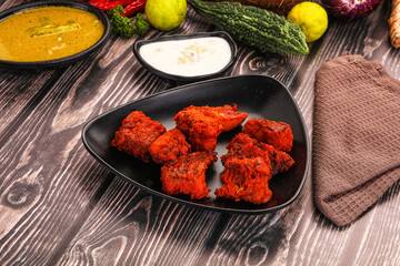 Indian cuisine - hot Fish Tikka