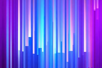 Obraz premium Colorful vertical stripes create an abstract art design with vibrant hues of blue and purple