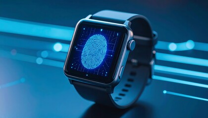 Smartwatch with fingerprint sensor