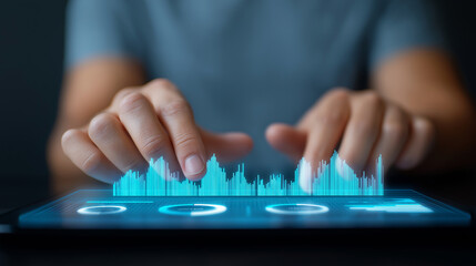 Digital Transformation ROI on a Holographic Performance Dashboard